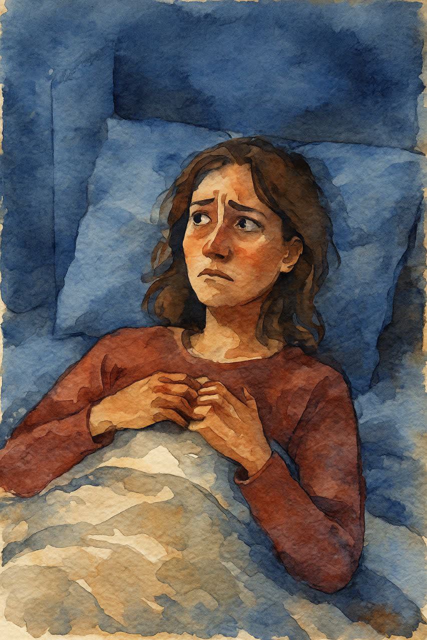 Людина сидить в темряві, притуливши коліна до грудей — і нарешті дозволяє собі відчути свої емоції